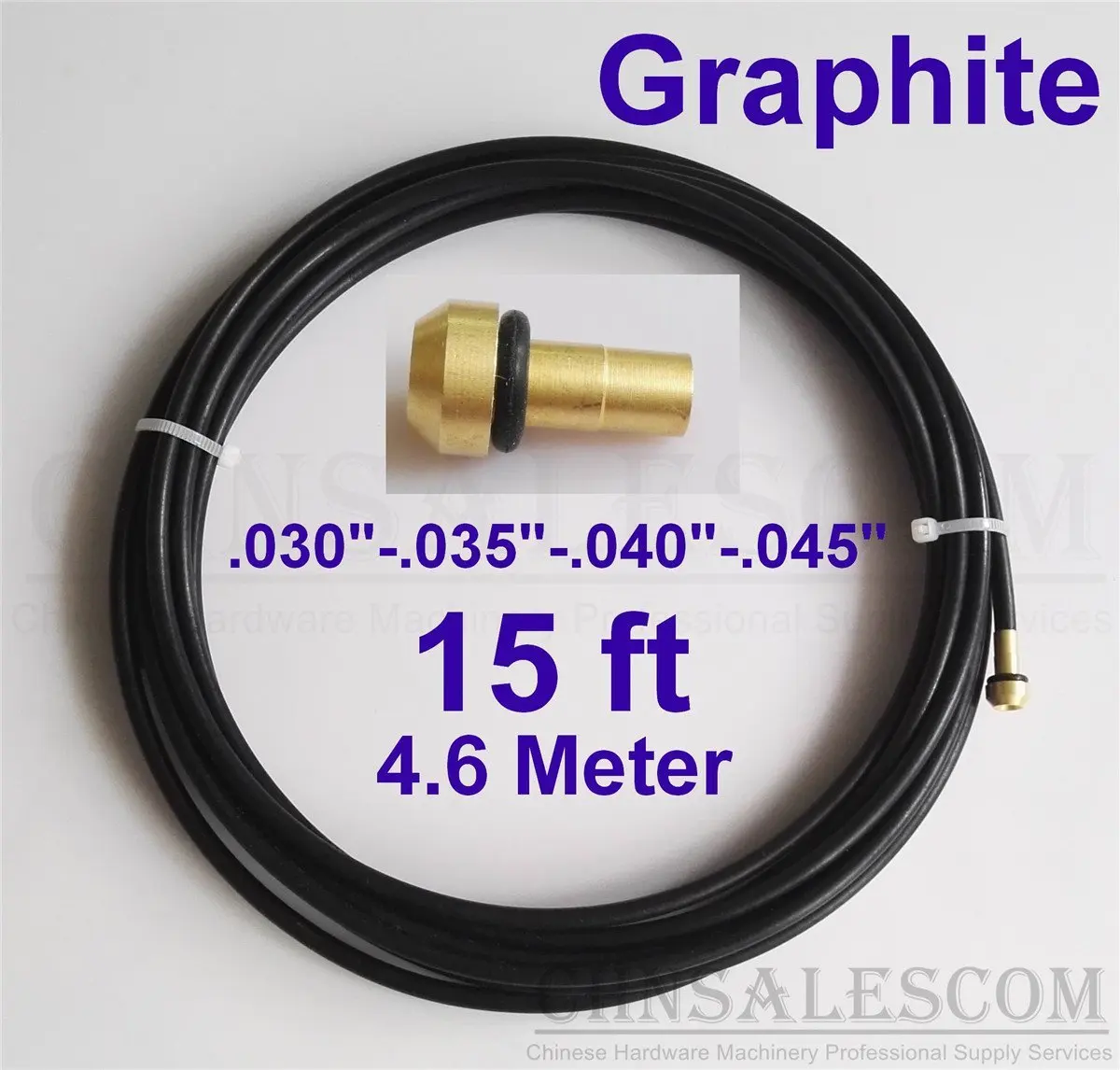 CHNsalescom графитовый вкладыш 15 футов MIG Сварочные пистолеты размер проволоки. 030 &quot-.