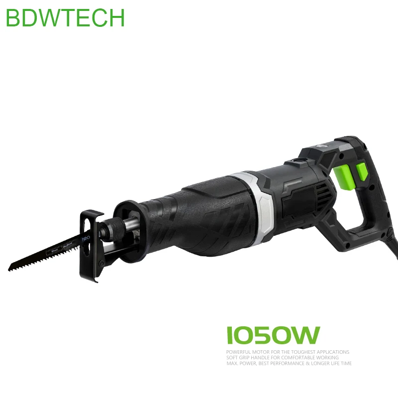 Bdwtech BTR01 электрическая сабельная пила для дерева металла ПВХ 1050 Вт с 2 пилами