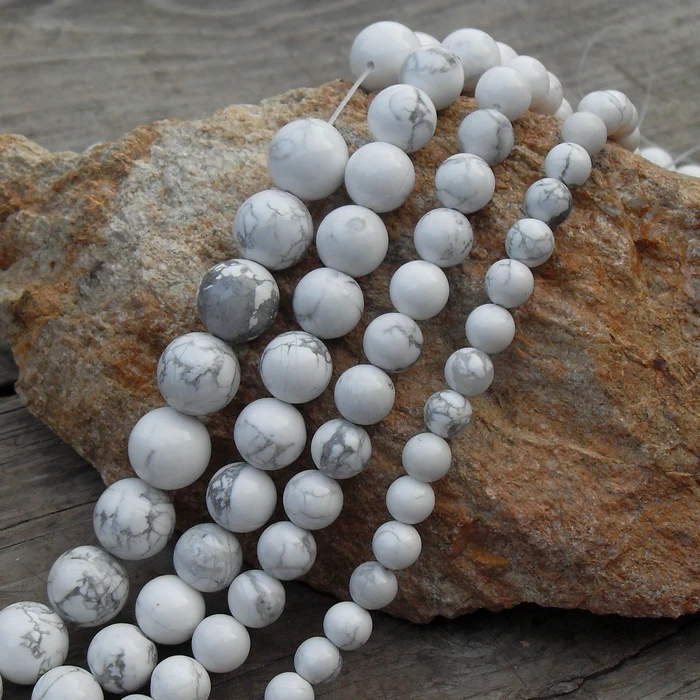 STENYA 8mm Tridacna white created natural stone jewelry findings spacers loose beads long necklace earring men bracelet charms | Украшения