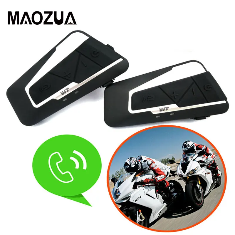 Водонепроницаемый 1200 м 800mA встроенный Батарея система внутренней связи по Bluetooth