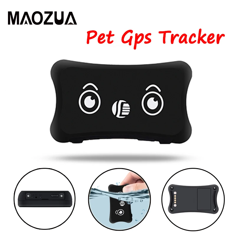 Мини gps-трекер для домашних животных ошейник собак водостойкий трекер кошек