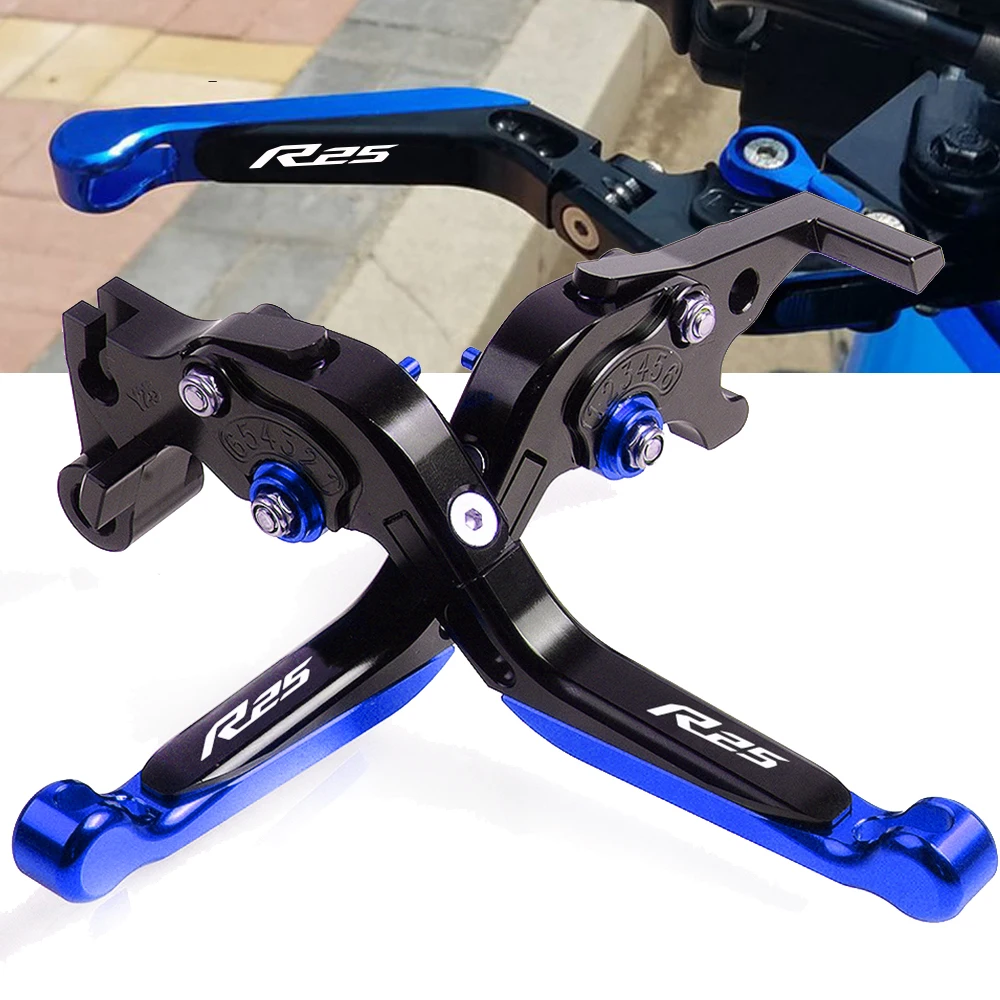 Рычаги тормоза и сцепления для мотоциклов YAMAHA YZFR25 YZF R25 2014 2015 2016 2017 2018 - купить по