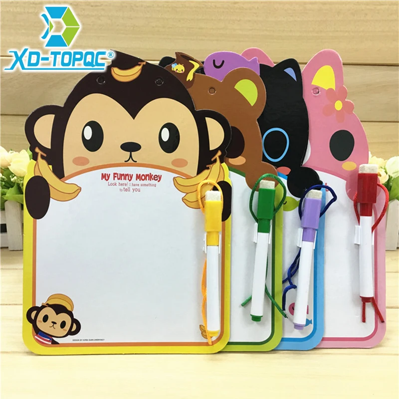 XINDI 24 6*16 7 см детская белая доска с животными цельная мультяшная сухая салфетка