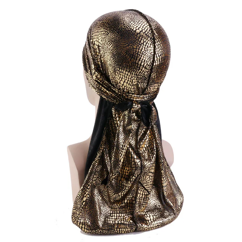 Банданы унисекс с длинным хвостом шелковистые банданы рисунком крокодила черепа