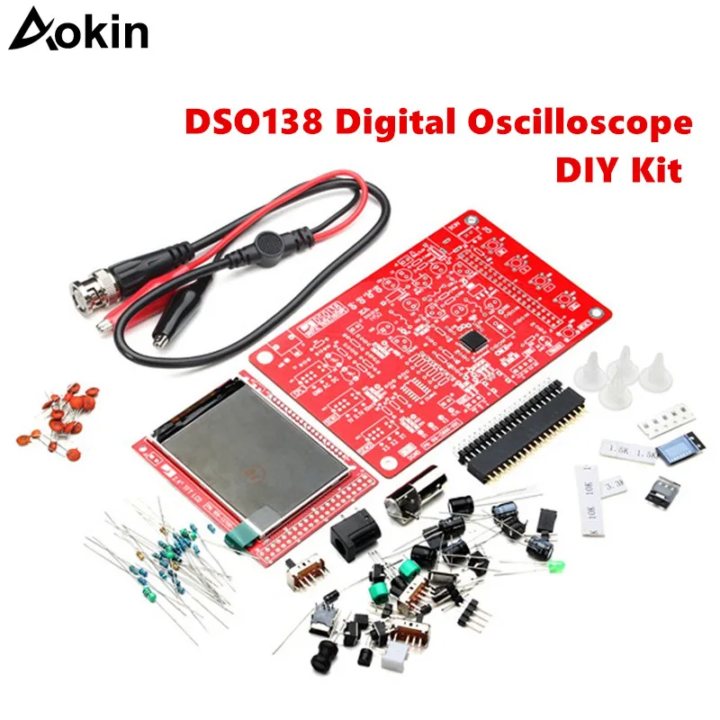 Цифровой осциллограф DSO138 набор сделай сам 2 4 дюйма tft запчасти для изготовления