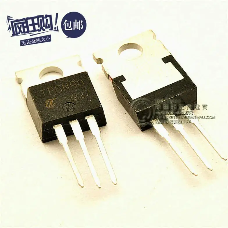 Tp5n90 5.4A / 900 В 2.3 европа 158 Вт к-220 |