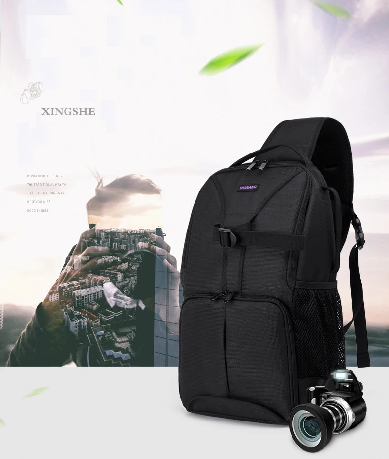 Сумка для камеры Huwang водонепроницаемая сумка на плечо Мягкий противоударный