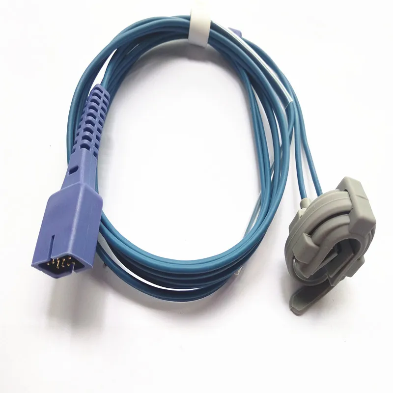 10 шт./лот многоразовый датчик Spo2 для Nellcor DB 7-контактный без Oximax в упаковке