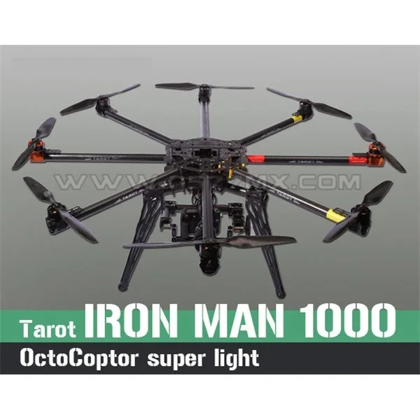 Комплект рамок для октокоптера Tarot IRON MAN 1000 TL100B01 Сверхлегкий|motor bldc|prop motormotor chrome |
