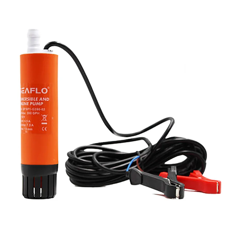 Лодка RV Marine 12 В погружной встроенный насос 280 Гал/ч для дизельной воды и соленой