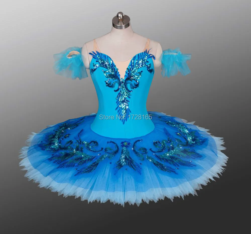 Adult Professional Ballet Tutu Women Blue Bird Role For Performance And Competitiom Show Girls Dance Costumes AT1147 | Тематическая
