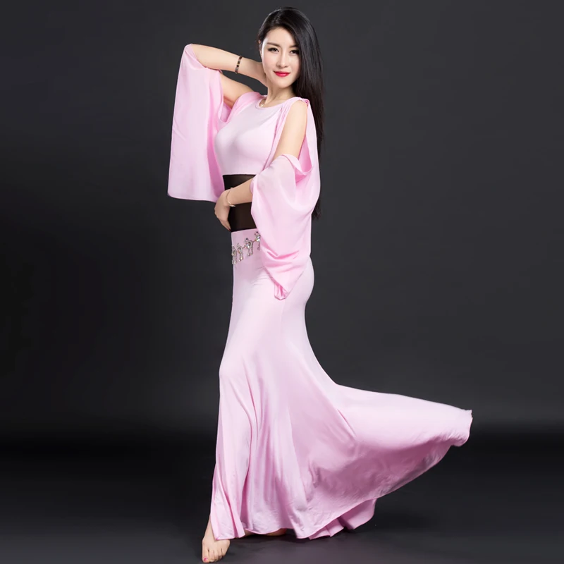 Женский костюм для танца живота одежда восточных танцев платье сцены M L DW065 |