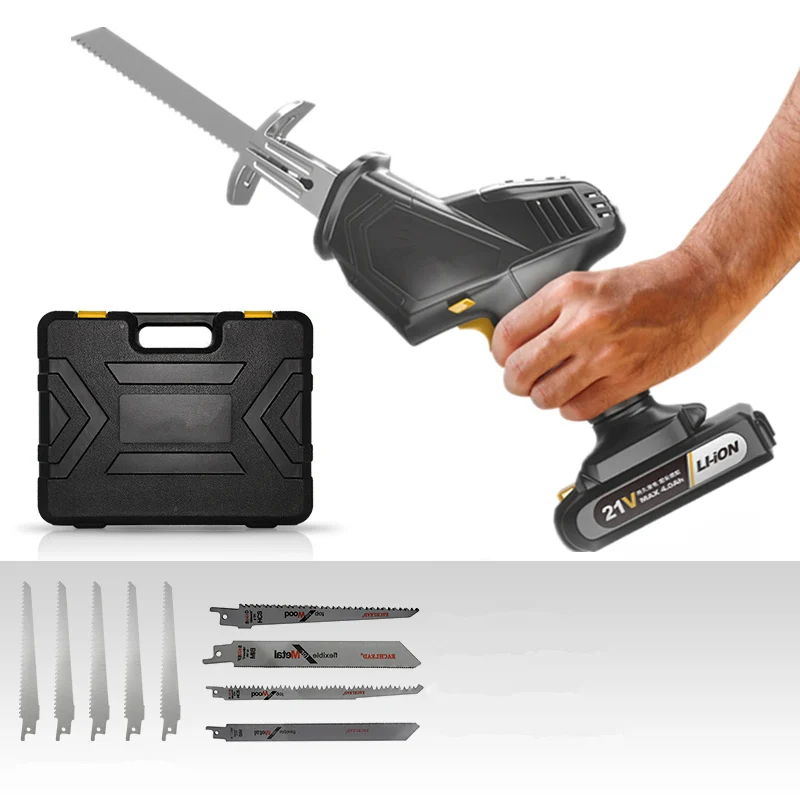 Портативная зарядная сабельная пила 12 В/16 8 в/21 в для электроинструментов по