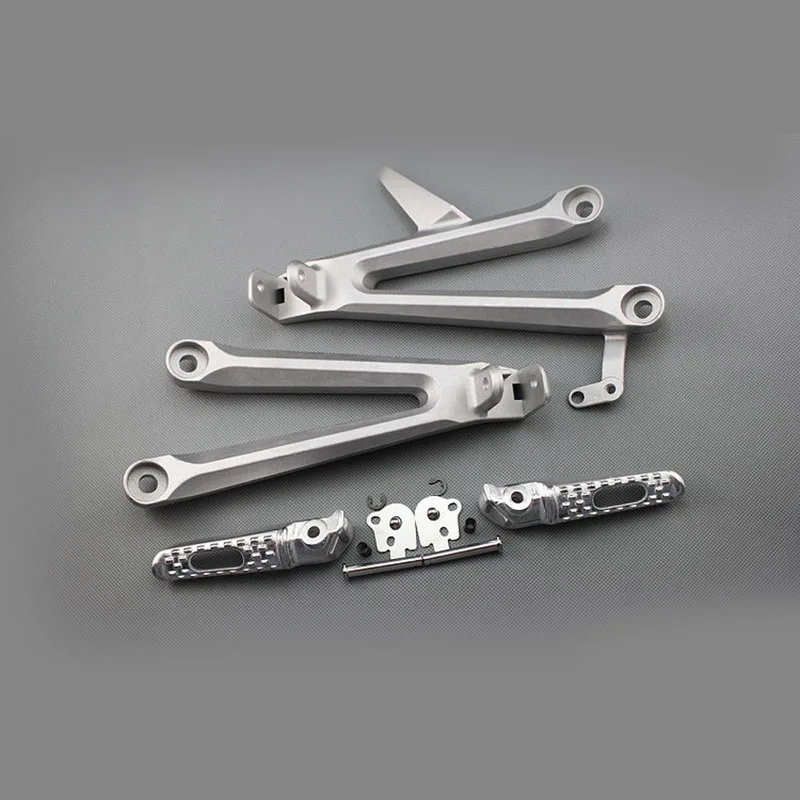 Серебристый задний Подножка для пассажира и подножка Honda CBR1000RR 2004-2007 | Автомобили