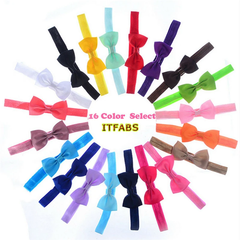 Лидер продаж 2019 детская эластичная повязка на голову для новорожденных