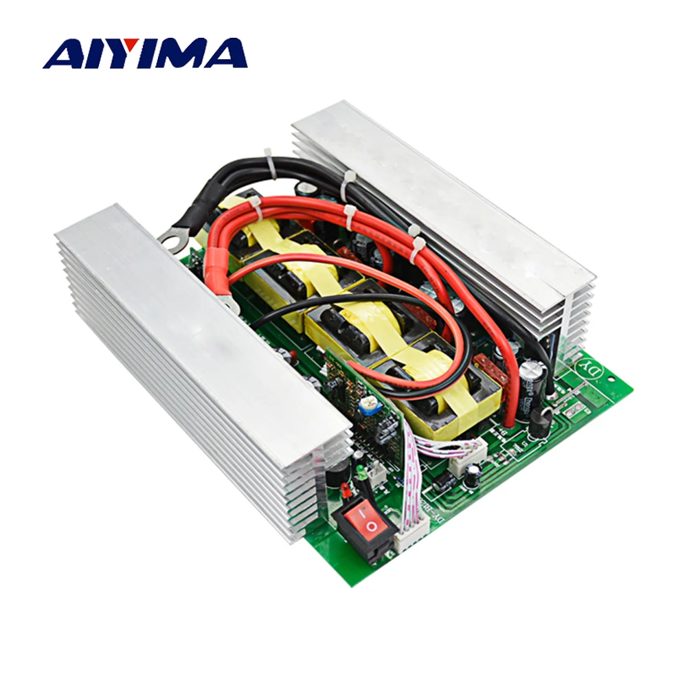 Aiyima 1200 Вт Солнечный Мощность автомобильный инвертор доска DC 12 В к AC 220