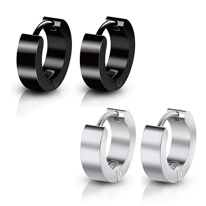 Серьги-гвоздики унисекс из нержавеющей стали 1 пара | Украшения и аксессуары