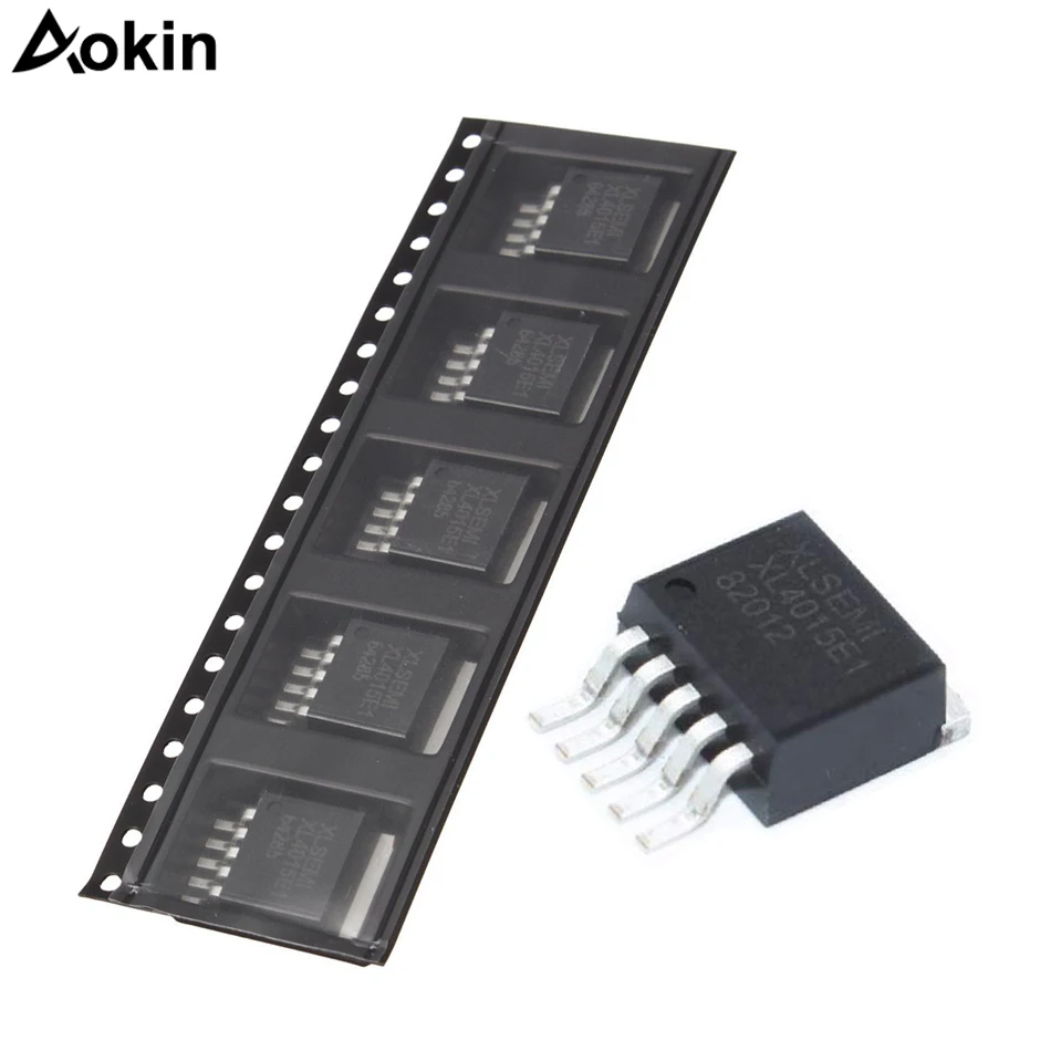 100 шт. XL4015E1 XL4015 TO263-5 TO263 новый 5A 180KHz 36V Buck DC to | Электронные компоненты и