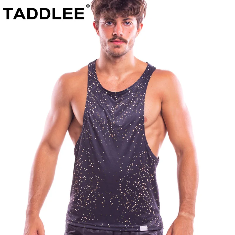 Taddlee Brand Men Tank Top Singlets Muscle Tees Sleeveless Undershirts Sports Running Fitness Stringers Gasp Tshirt | Спорт и