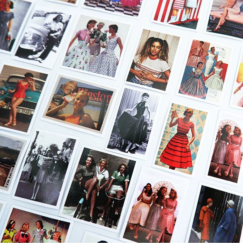 40 шт./упак. ностальгические фотографии Стикеры s Kawaii украшения поделок дневник