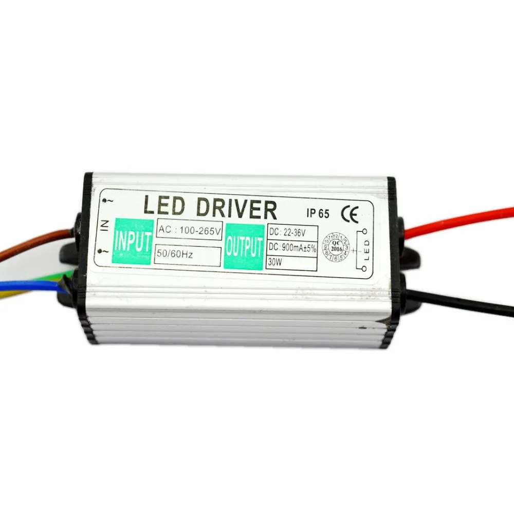 30 Вт AC 85-265 В до Питания LED Driver Трансформатор Для освещения Strip IP65