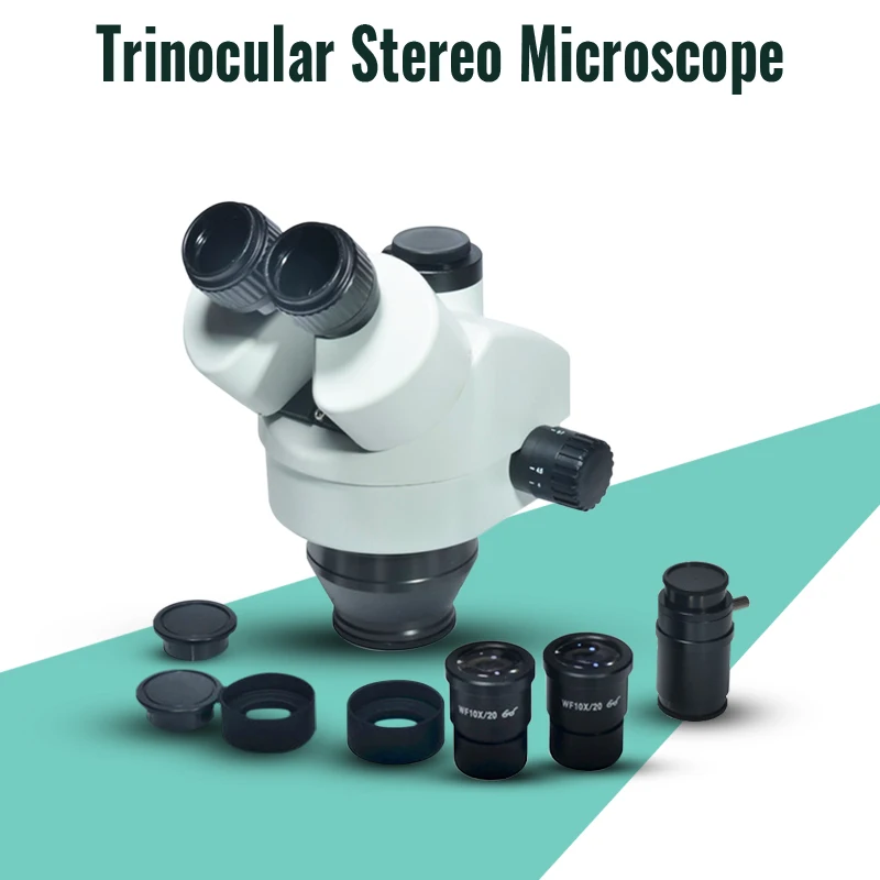 7X 45X многофокусный Тринокулярный стереомикроскоп с непрерывным увеличением WF10X/20