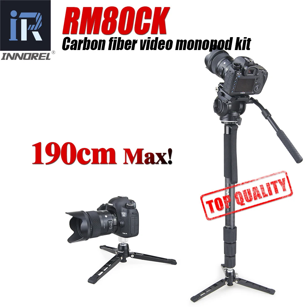 RM80CK профессиональный монопод для видео из углеродного волокна DSLR камеры