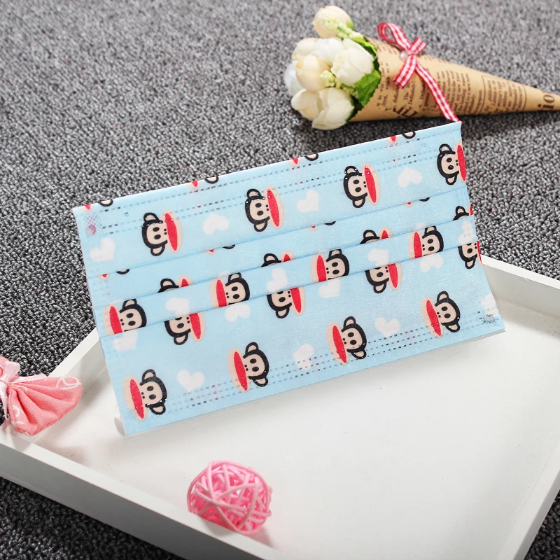 50 шт./упак. новые летние 3-слойная Нетканая ткань одноразовые маски пыли дымка