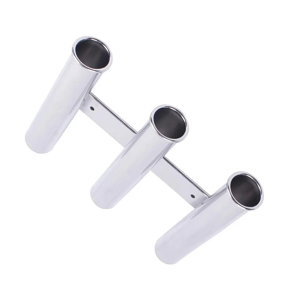 Лодка 316 Нержавеющая Сталь Настенный боковой держатель стержня 3 стойки