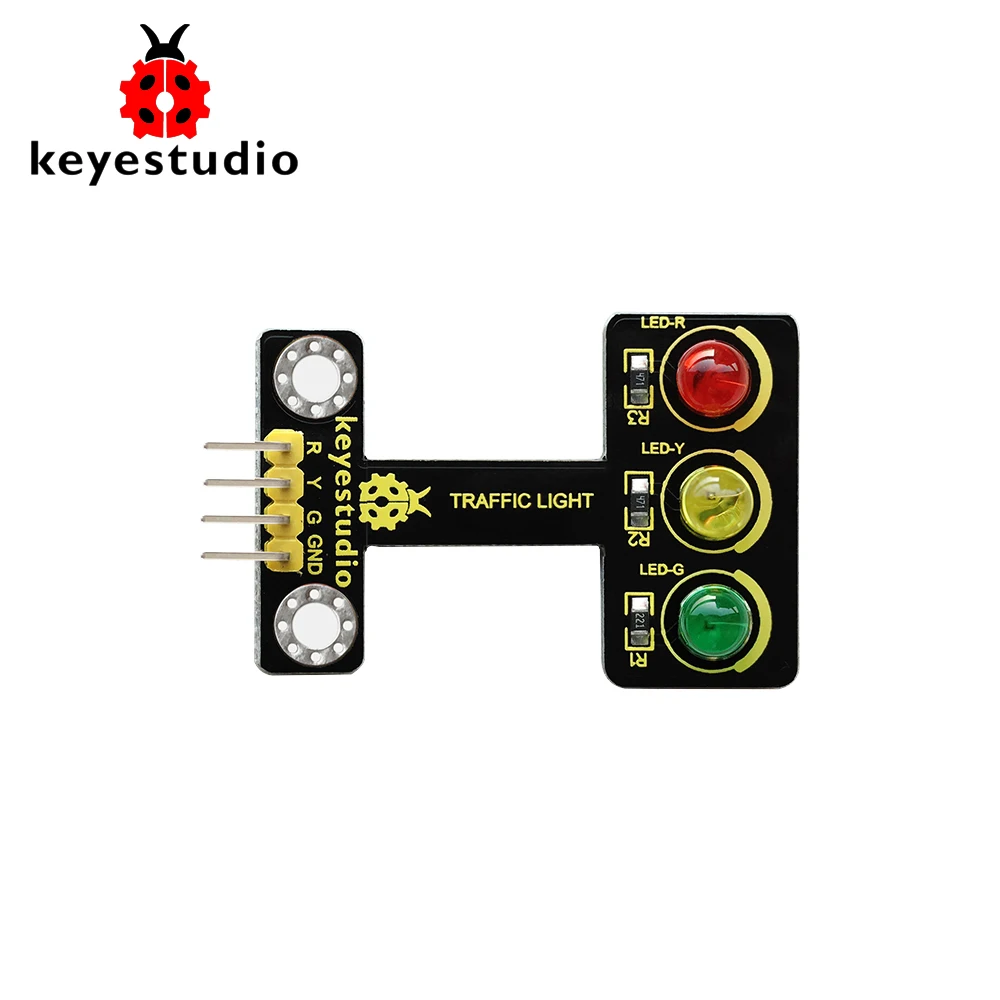 Модуль светофора Keyestudio (черный и экологичный) для arduino | Электронные компоненты