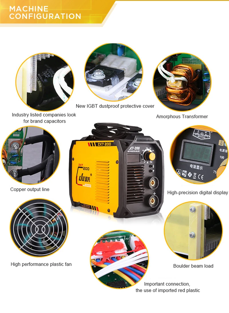 Заводская цена новый сварочный аппарат AC220V IGBT DC инверторное сварочное