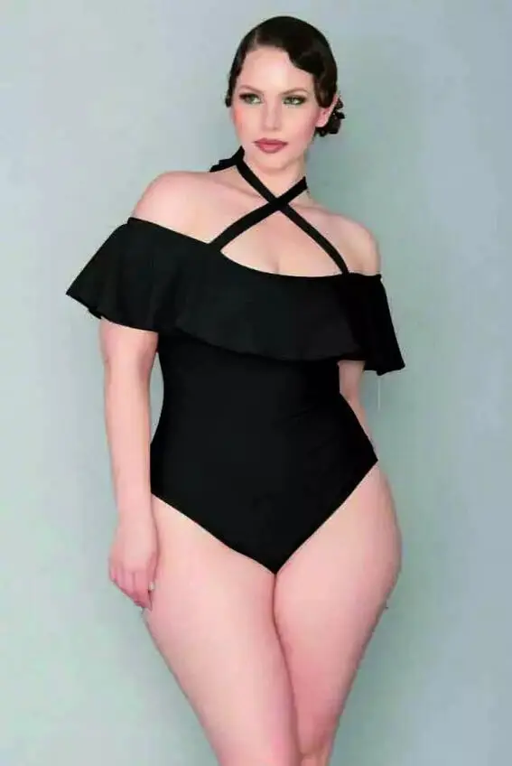 New Sexy Bandage One-Piece Fashion Women Plus Size Monokini Swimwear Push Up Bikini Set Swimsuit Swimming Bathing Beach | Спорт и