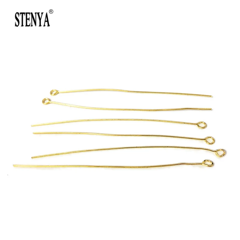 STENYA 70MM or 2.7 Inch Eye Pins Needles Beading Earrings Charms Making clasps Crafts Necklace Findings Components Jewelry Diy | Украшения