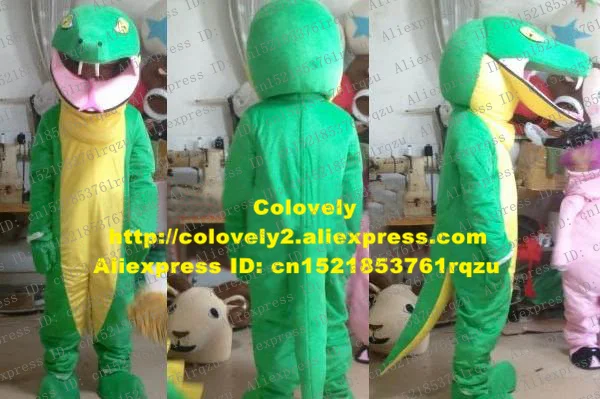 Ужасная костюмированная ящерица-лакерт, крокодил, аллигатор, змея, змей, гадюка - маскот-комикс персонаж желтого цвета с острыми глазами ZZ897.