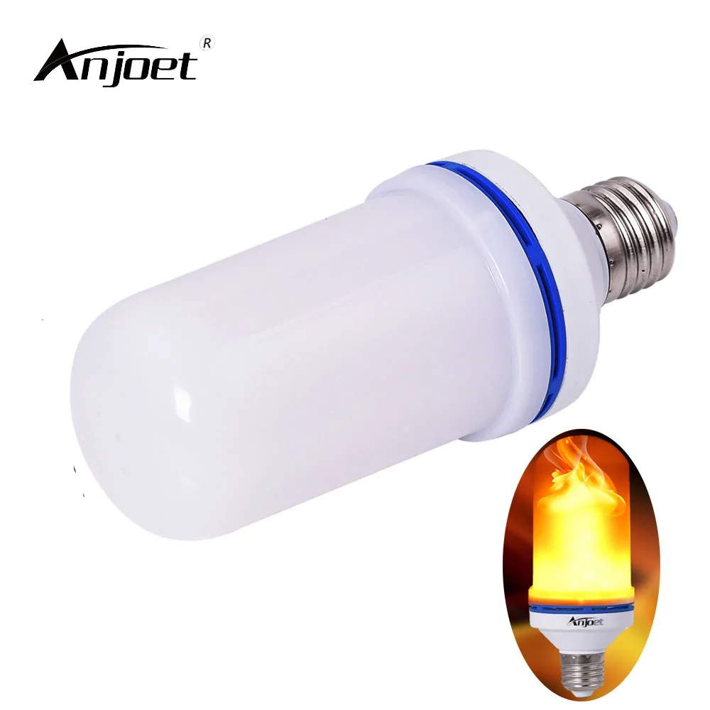 Светодиодные лампы ANJOET SMD2835 6 Вт с имитацией мерцания декоративный светильник