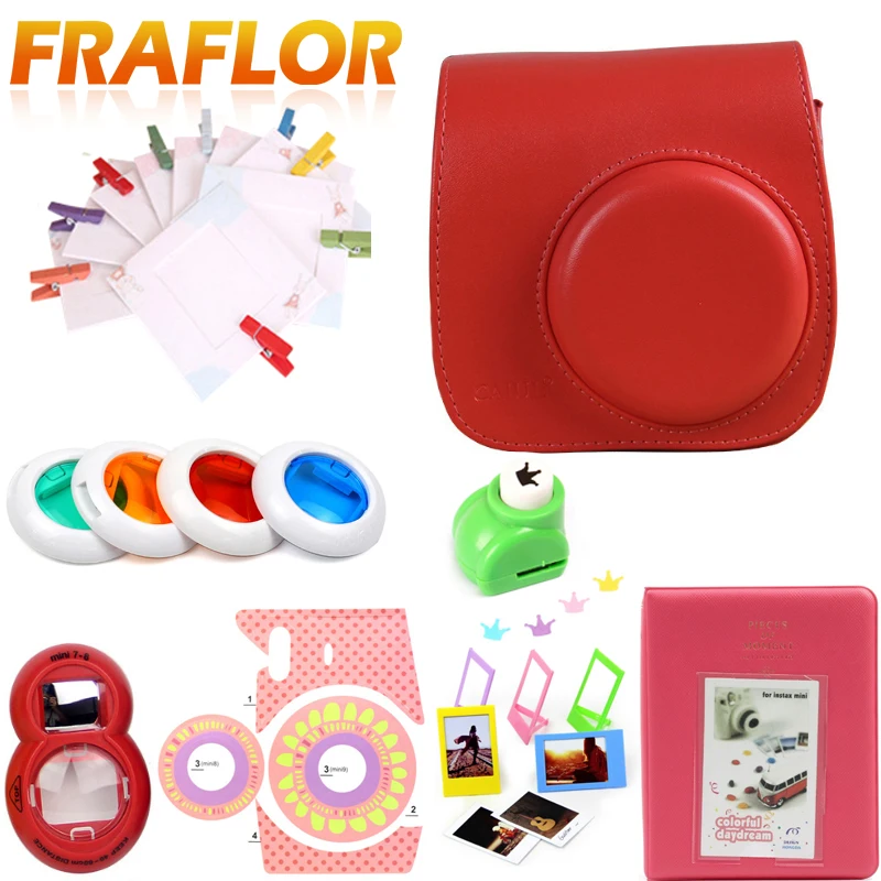 Набор однотонных фильтров для фотоаппаратов Fujifilm Instax Mini 8 9 в 1