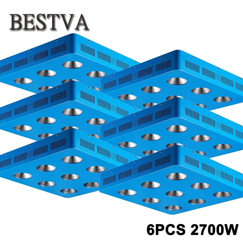 BESTVA 6 шт./лот 2700 Вт Led grow light полный спектр cob чипы для комнатных растений veg bloom led