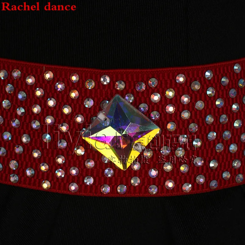 Brand New Latin Dance Performance Belt Diamond Ballroom Jewelry Girdle Width 5cm long 62cm Good elasticity | Тематическая одежда и