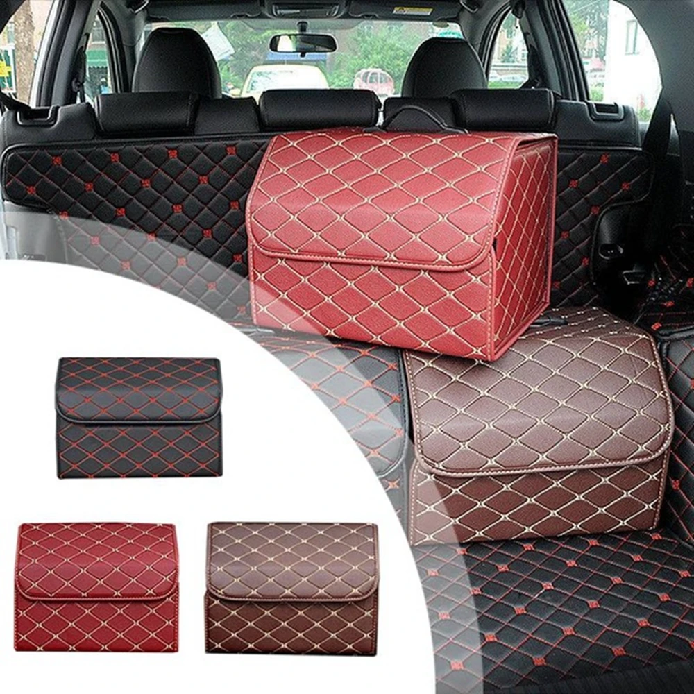 Из искусственной кожи органайзер для багажника автомобиля универсальная сумка