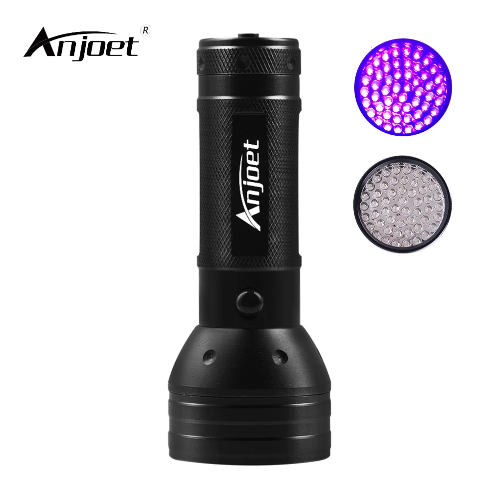 ANJOET 395nm вспышка светильник 51 светодиоды Ультрафиолетовый фонарь лампа УФ led