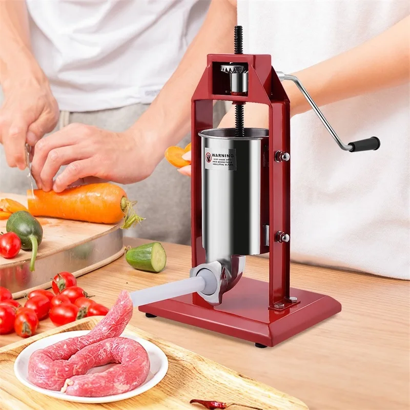 3 L Stainless Steel Vertical Meat Sausage Stuffer Maker Durable Kitchen Tools Product High Quality KC42117 |
