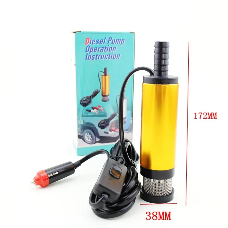 Миниатюрный Электрический водяной масляный насос 12 В 24 диаметр 38 мм ремень из