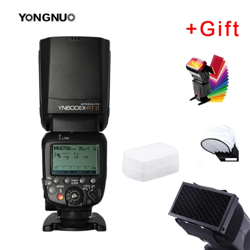 Беспроводная вспышка YONGNUO YN600EX-RT II 2 4G HSS 1/8000s Master TTL для камеры Canon 5D mark III IV 6D 800D 90D 80D |