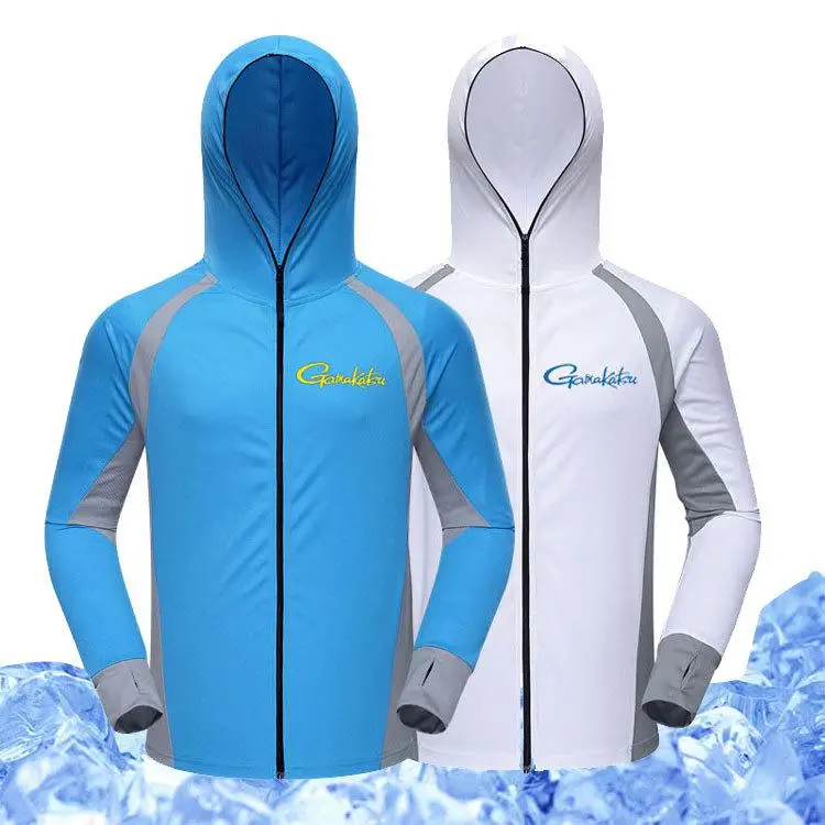2019 New Gamakatsu Long Sleeve Breathable Clothing Quick Dry Anti-uv Jacket Fishing Clothes Hiking Shirt |