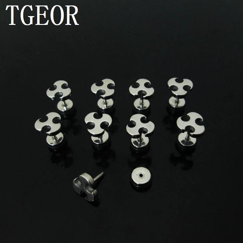 1 пара серьги-гвоздики из нержавеющей стали 2*6*6/9 мм | Украшения и аксессуары