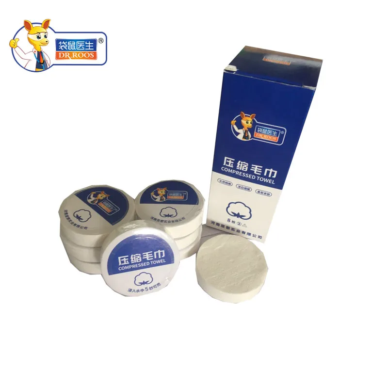 8 шт. сжатые полотенца из мягкого хлопка | Безопасность и защита