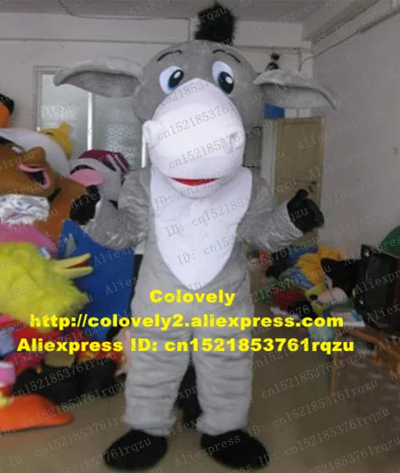 Костюм талисмана Donkey Furry Eeyore zz6793 для взрослых костюм персонажа из мультфильма