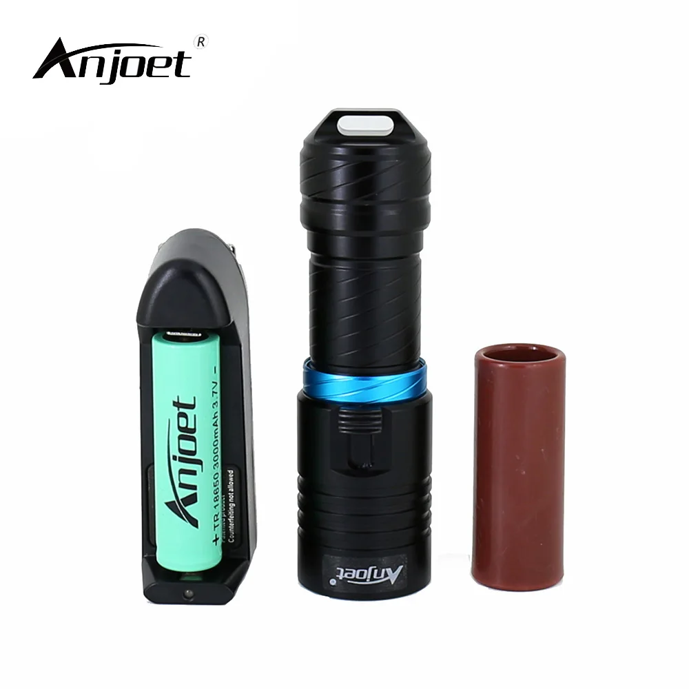 Вссветильник ANJOET для дайвинга подводная рабочая водонепроницаемая 100 м XML XM-L2