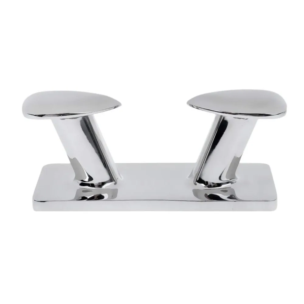 220 мм Премиум 316 Нержавеющая сталь двойной рожок Боллард Скоба для морской лодки