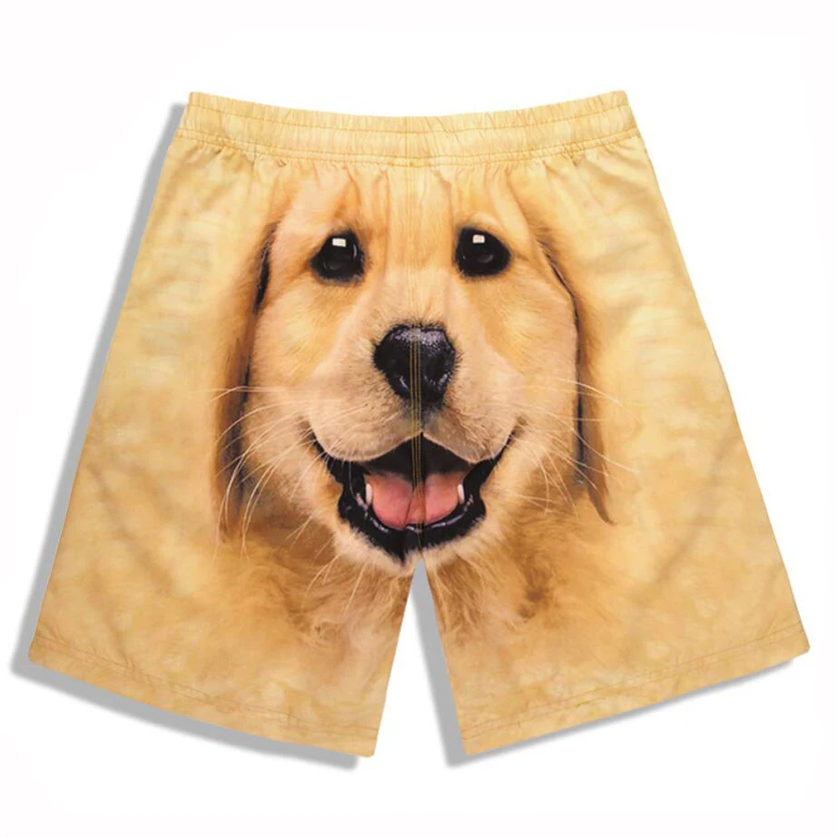 xxxl quick dry dog printed Men Swimwear Shorts Sexy zwembroek heren Sunga Men'S Swimming Trunks Bathing Sport Swimsuit 071 | Спорт и